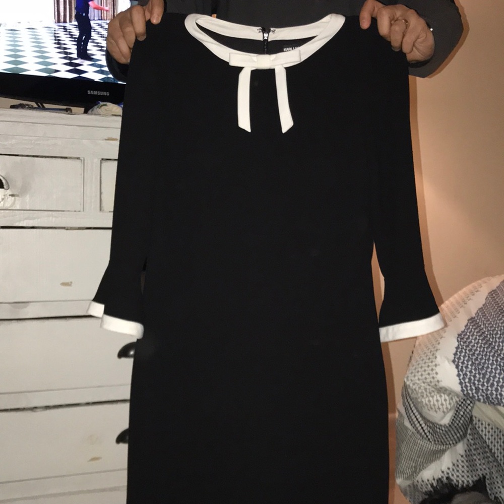 Karl Lagerfeld Black Dress